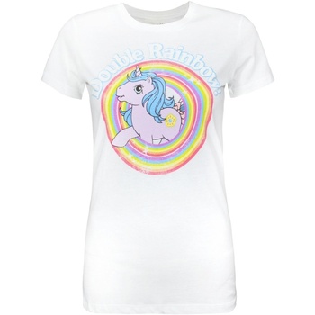 Vêtements Femme T-shirts manches longues Goodie Two Sleeves Rainbow Blanc