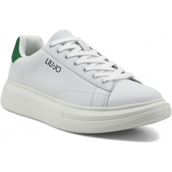 Chaussures Homme Multisport Liu Jo Big 01 Sneaker Uomo White Green 7B4027-PX474 Blanc