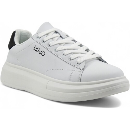 Chaussures Homme Multisport Liu Jo Big 01 azules Sneaker Uomo White Black 7B4027-PX474 Blanc