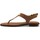 Chaussures Femme Multisport MICHAEL Michael Kors Plate Thong Sandalo Donna Pale Peanut 40R5MKFA1B Marron