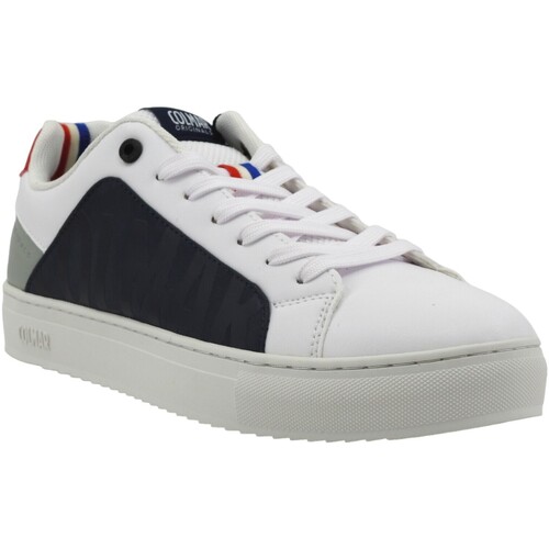 Chaussures Homme Multisport Colmar Sneaker open-toe Uomo Navy Red White BRADBURY CHROMATIC BLOCK Blanc