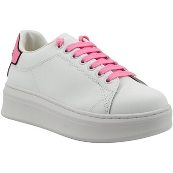 chaussures gaëlle paris  sneaker donna rosa bianco gacaw00013 