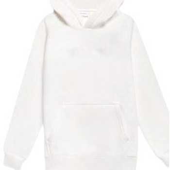 sweat-shirt enfant teddy smith  sweat capuche new soly blanc - middle white / print 1 - 10 ans 