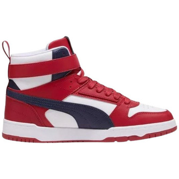 Chaussures Homme Baskets mode Puma CHAUSSURES RBD GAME ROUGES -  WHITE-NEW NAVY-CLUB RED - 43 Multicolore