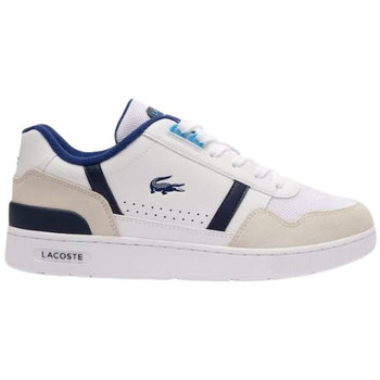 Chaussures Homme Baskets mode Lacoste CHAUSUSRES COURT SNEAKERS T-CLIP - WHT/BLU - 42 Multicolore