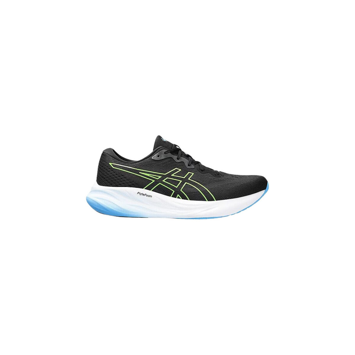 Chaussures Homme Running / trail Asics GEL-PULSE 15 - BLACK/ELECTRIC LIME - 45 Noir