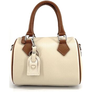 Sacs Femme clutch with logo vivienne westwood bag Oh My Bag LITTLE BOOLIN BICOLORE E.L. Beige & Camel foncé