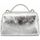 Sacs Femme Sacs porté épaule Prada logo-plaque make up bag F068X PINEAPPLE YELLOW MICA Argenté