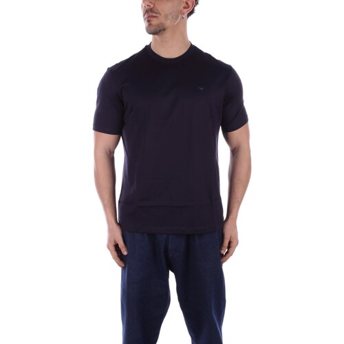 Vêtements Homme T-shirts manches courtes Emporio Armani EM0000079 AF10094 Bleu