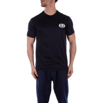 Vêtements Homme T-shirts manches courtes Emporio Armani 8N1TF5 1JUVZ Bleu