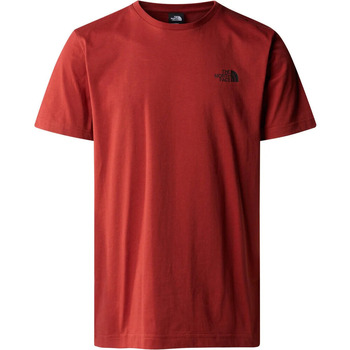 Vêtements Homme Polos manches courtes The North Face M S/S SIMPLE DOME TEE Rouge