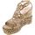 Chaussures Femme Sandales et Nu-pieds Gold&gold 91547 Beige