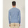 Vêtements Homme Pulls Yes Zee Chemise homme manches longues en coton Bleu