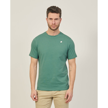 K-Way T-shirt col rond homme Odom  avec logo Vert