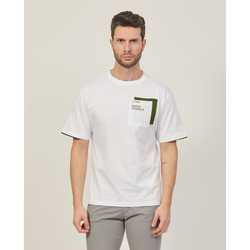 Vêtements Homme T-shirts & Polos K-Way T-shirt col rond homme  Fantome Blanc