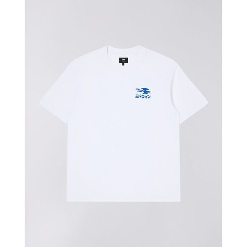 Vêtements Homme T-shirts Revere & Polos Edwin I033490.02.67. STAY HYDRATED-02.67 WHITE Blanc