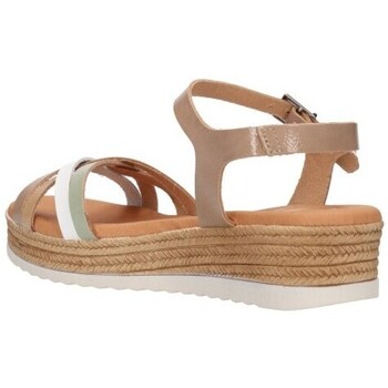 Tulla leather flat sandals White