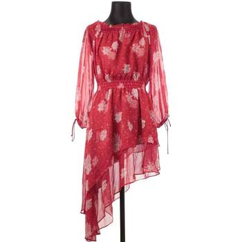 Vêtements Femme Robes The Kooples Robe en soie Rouge