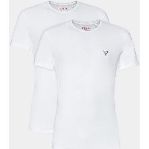 Vêtements Homme T-shirts manches courtes Guess U97G02 KCD31 Blanc