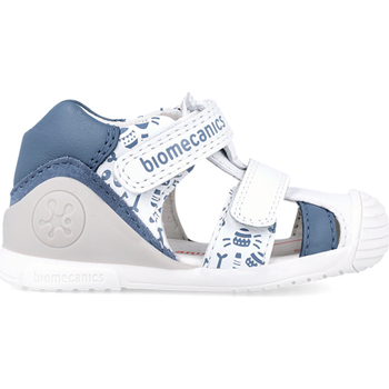 Chaussures Enfant Sandales et Nu-pieds Biomecanics SANDALES PREMIERS PAS BIOMÉCANIQUE 242127 IMPRIMÉES Blanc