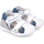 Chaussures Enfant Sandales et Nu-pieds Biomecanics SANDALES PREMIERS PAS BIOMÉCANIQUE 242127 IMPRIMÉES Blanc
