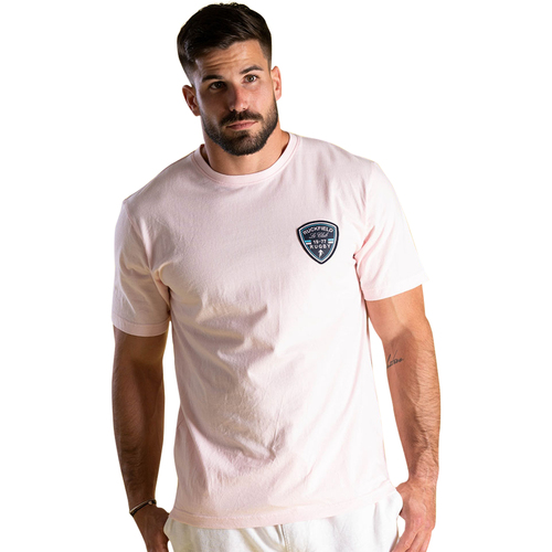 Vêtements Homme T-shirts & Polos Ruckfield Tee-shirt col rond Rose