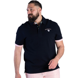 short-sleeved pleated polo shirt