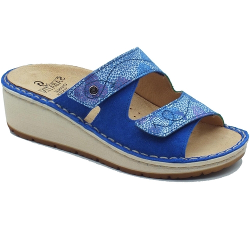 Chaussures Femme Sandales et Nu-pieds Sabatini logo-embroidered swimming shorts Bleu