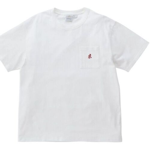 Vêtements T-shirts match manches courtes Gramicci T-shirt One Point White Blanc
