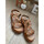Chaussures Femme Sandales et Nu-pieds Inuovo - Sandales A96019 Camel Marron