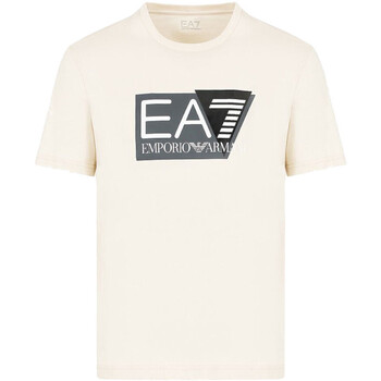 Vêtements Garçon T-shirts manches courtes Emporio Armani EA7 3DPT81-PJM9Z Beige