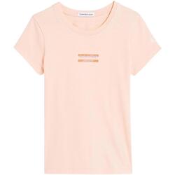 Vêtements Fille T-shirts & Polos Calvin Klein Jeans  Rose