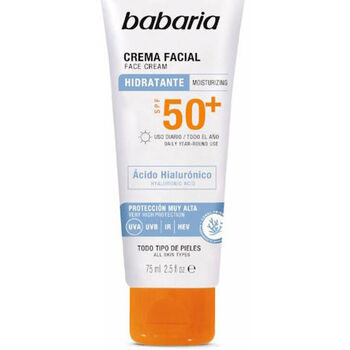 Beauté Protections solaires Babaria Crème Visage À L&39;acide Hyaluronique Solaire Spf50+ 
