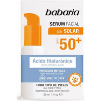 Beauté Protections solaires Babaria Sérum Visage À L&39;acide Hyaluronique Solaire Spf50+ 
