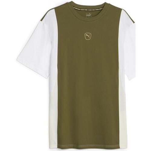 Vêtements Homme T-shirts manches courtes Puma  Vert