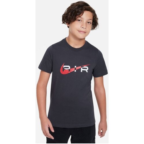Vêtements Garçon T-shirts manches courtes Nike  Gris