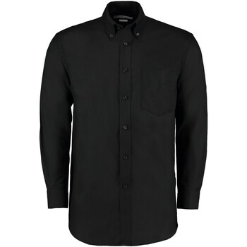 Vêtements Homme Chemises manches longues Kustom Kit K351 Noir