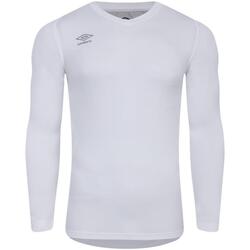 Vêtements Femme T-shirts manches longues Umbro UO2096 Blanc