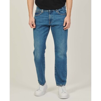 Vêtements Homme Ruffed Jeans BOSS Jean  coupe slim en denim stretch Bleu