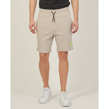 Vêtements Homme Shorts / Bermudas BOSS Bermuda coupe classique  avec étiquette logo Gris