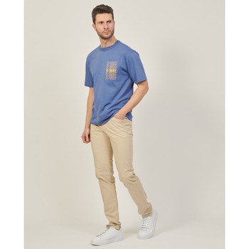 K-Way T-shirt à col rond  Fantome en coton Bleu