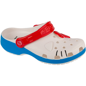 Chaussures Enfant Chaussons puff Crocs Classic Hello Kitty Iam Kids Clog Blanc