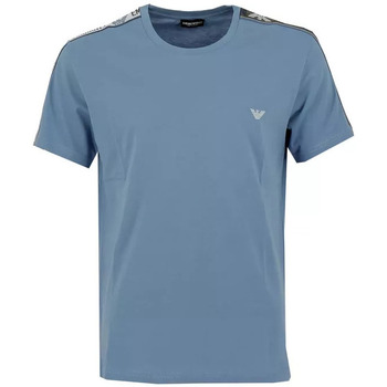 Vêtements Homme T-shirts & Polos EMPORIO ARMANI logo-embroidered crew sweatshirtni BEACHWEAR Bleu