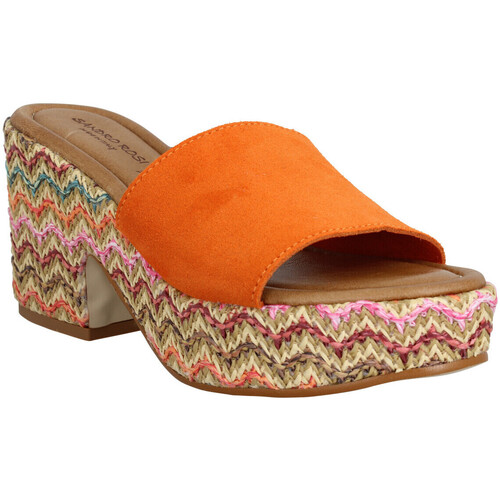 Chaussures Femme Sandales et Nu-pieds Sandro Rosi 2411 Newlife - Seconde Main Orange
