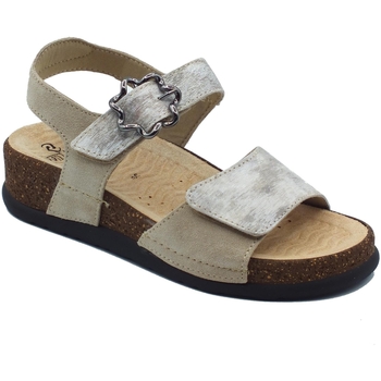 Chaussures Femme Sandales et Nu-pieds Sabatini S1823 Karoli Papiro Camoscio Blanc