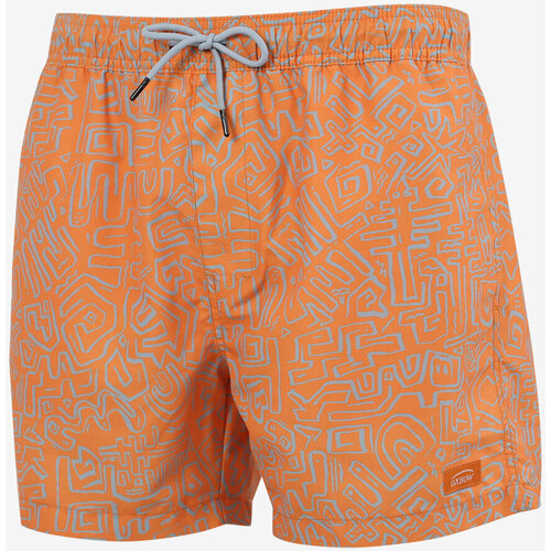 Vêtements Homme Maillots / Shorts de bain Oxbow Volley short demi imprimé VELHO Orange