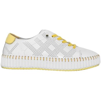 Chaussures Femme Baskets basses Ton sur ton Zapatillas  en color amarillo para Jaune