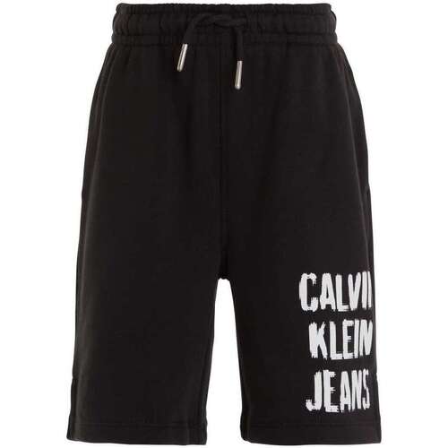 Vêtements Garçon Shorts / Bermudas Calvin Klein JEANS Compression 160893VTPE24 Noir