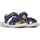Chaussures Fille Sandales et Nu-pieds Naturino Sandales en cuir BUNAKEN Bleu