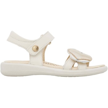 Chaussures Fille Sandales et Nu-pieds Naturino Sandales en cuir HUYANA Blanc